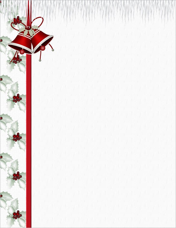 25 Christmas Stationery Templates Free PSD EPS AI Illustrator Downloadable Letterhead