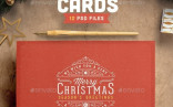 25 Cool Psd Christmas Card Templates Web Graphic Design