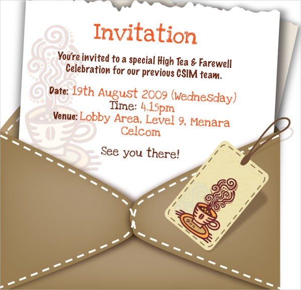 26 Farewell Invitation Templates PSD EPS AI Free Premium Bon Voyage