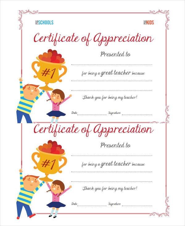 27 Certificate Of Appreciation Templates PDF DOC Free