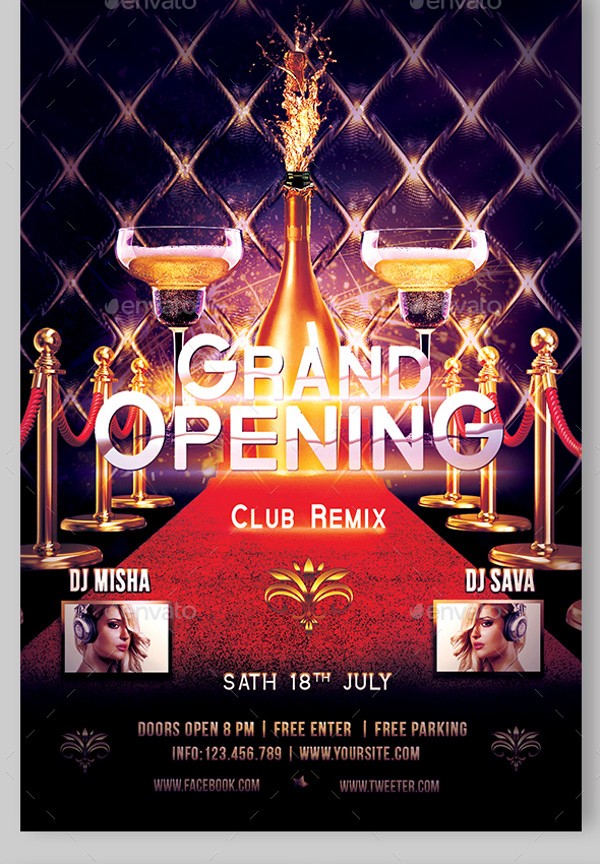 30 Grand Opening Flyers Psd Vector Eps Jpg Download Boutique Flyer