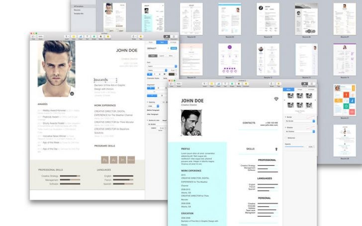 30 Resume Templates For MAC Free Word Documents Download Pages Dmg