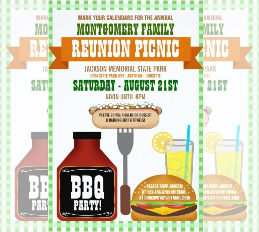 34 Family Reunion Invitation Template Free PSD Vector EPS PNG Psd