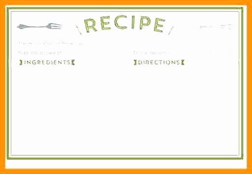 3x5 Recipe Card Template Frank And Walters