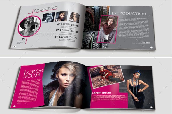40 Beautiful InDesign Fashion Brochure Templates Web Graphic Template