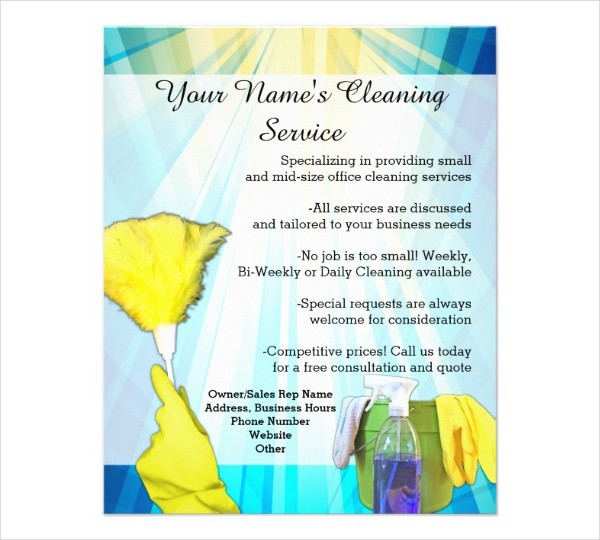 47 Printable Flyer Templates PSD AI Free Premium House Cleaning Flyers
