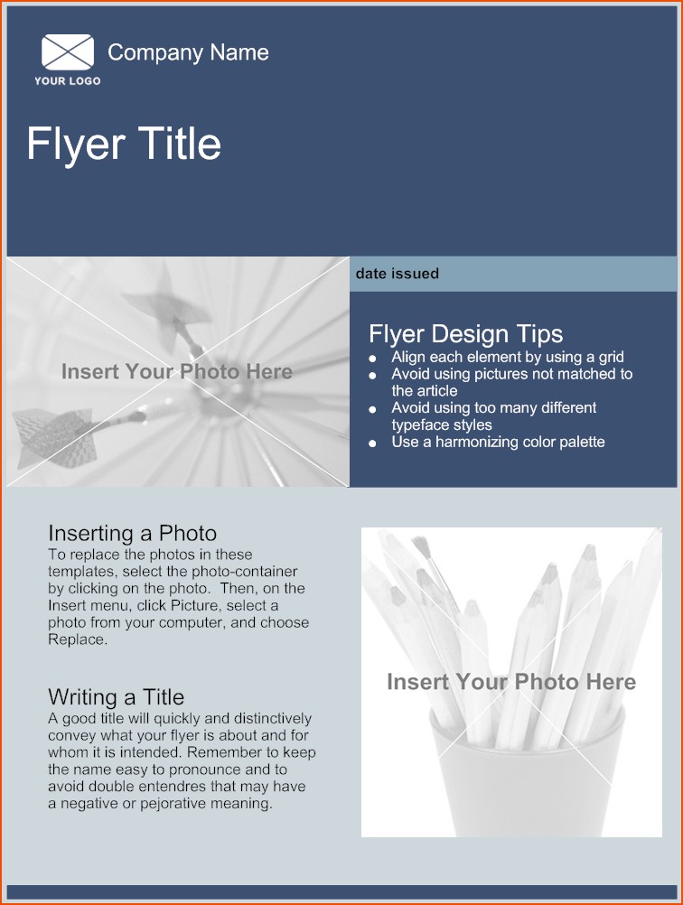 5 Free Online Flyer Templates Bookletemplate Org
