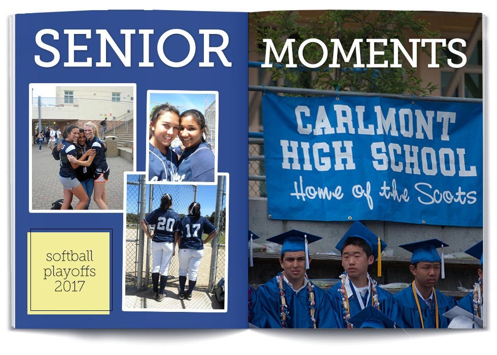 50 Creative Yearbook Layouts For K 12 Shutterfly Senior Tribute Ideas