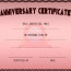 50th Wedding Anniversary Gift Certificate Template Templates Work