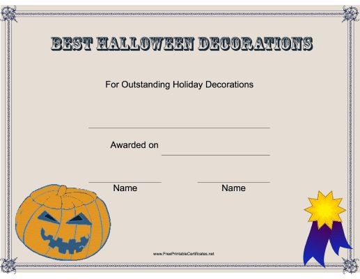 51 Best Scrapbooking Images On Pinterest Halloween Award Certificates To Download