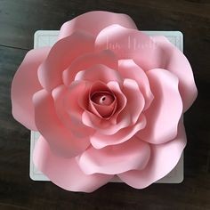 58 Best Ann Neville Design Paper Flowers Images On Pinterest In Free Rose Flower Template