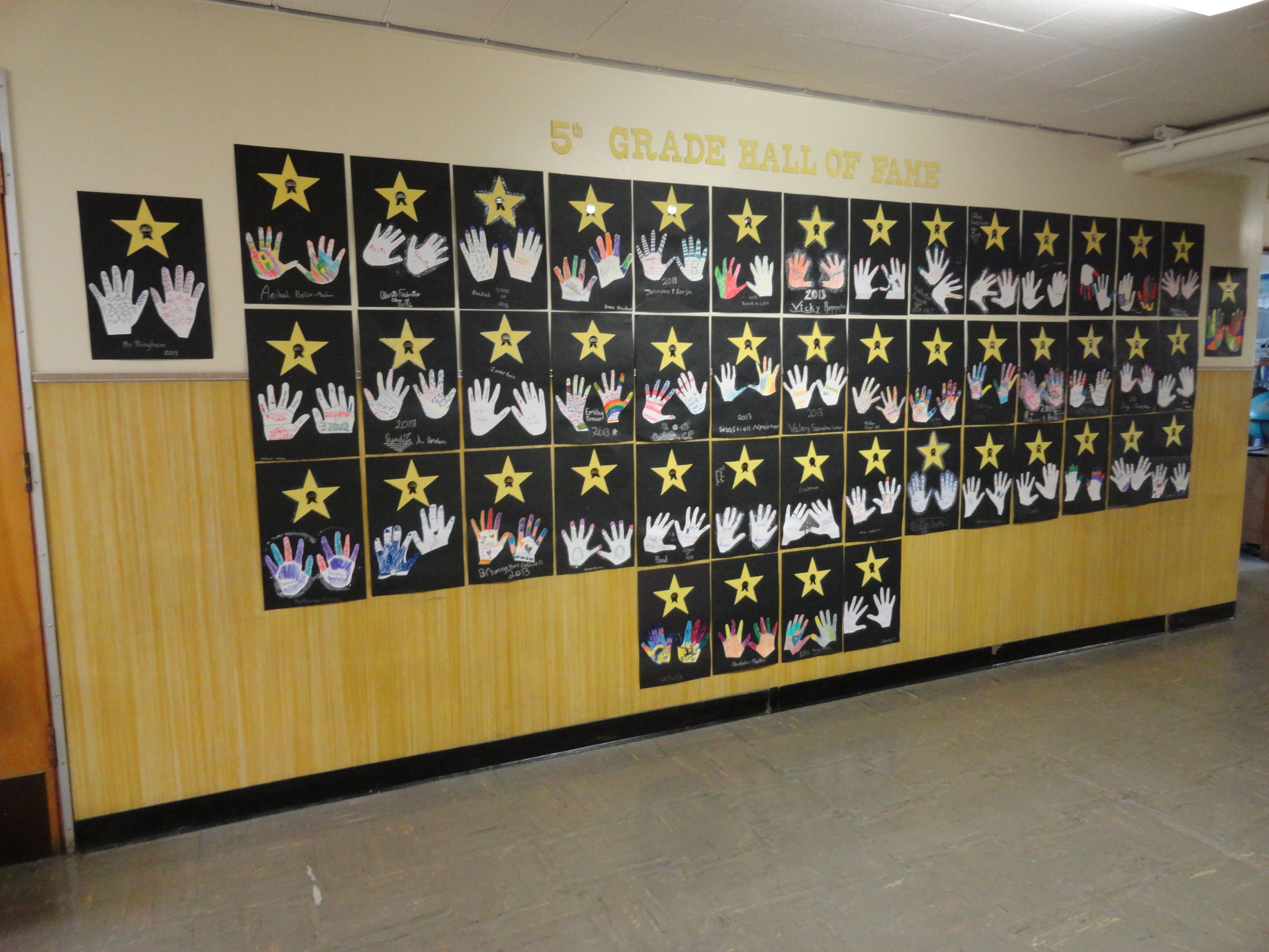 5th Grade Graduation Hall Of Fame This Was Very Fun For Staff