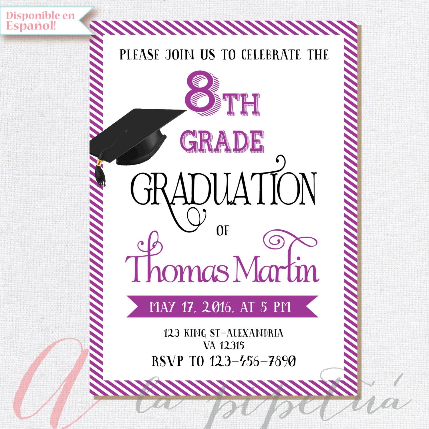 5Th Grade Graduation Invitations Kinderhooktap Com 5th Ideas