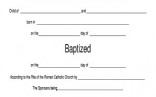 61 Printable Baptism Certificate Forms And Templates Fillable Template Pdf