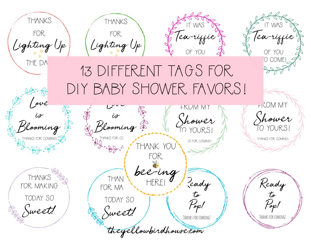 65 Free Baby Shower Printables For An Adorable Party Printable Favors