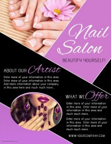650 Customizable Design Templates For Nail Salon PosterMyWall Brochure