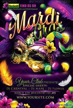 71 Best Carnaval Carnival Images On Pinterest In 2018 Party Mardi Gras Flyer