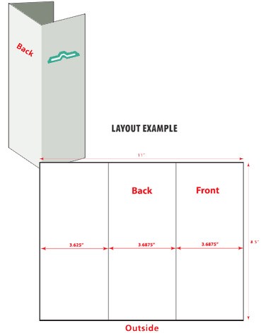 8 5 X 11 Letter Tri Fold Brochure Template Download Adobe InDesign Indesign