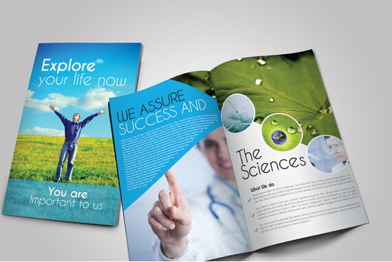 8 Modern Medical And Healthy Brochure Templates Free Adobe INDD PSD 2 Fold Template Photoshop