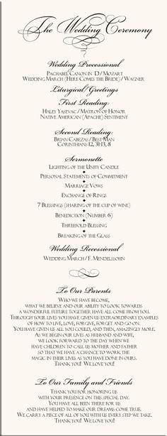 80 Best Ceremony Programs Images On Pinterest How To Make A Church Program