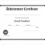 82 Free Printable Certificate Template Examples In PDF Word Good Behavior