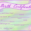 9 Best Images Of Free Doll Birth Certificates Baby Certificate For Dolls