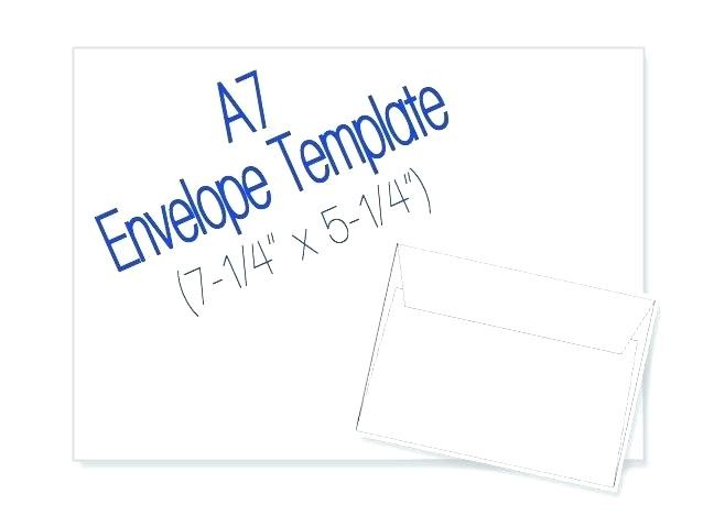 A 7 Envelope Template 2 Templates 1 Competent And A7 Illustrator Free For Word
