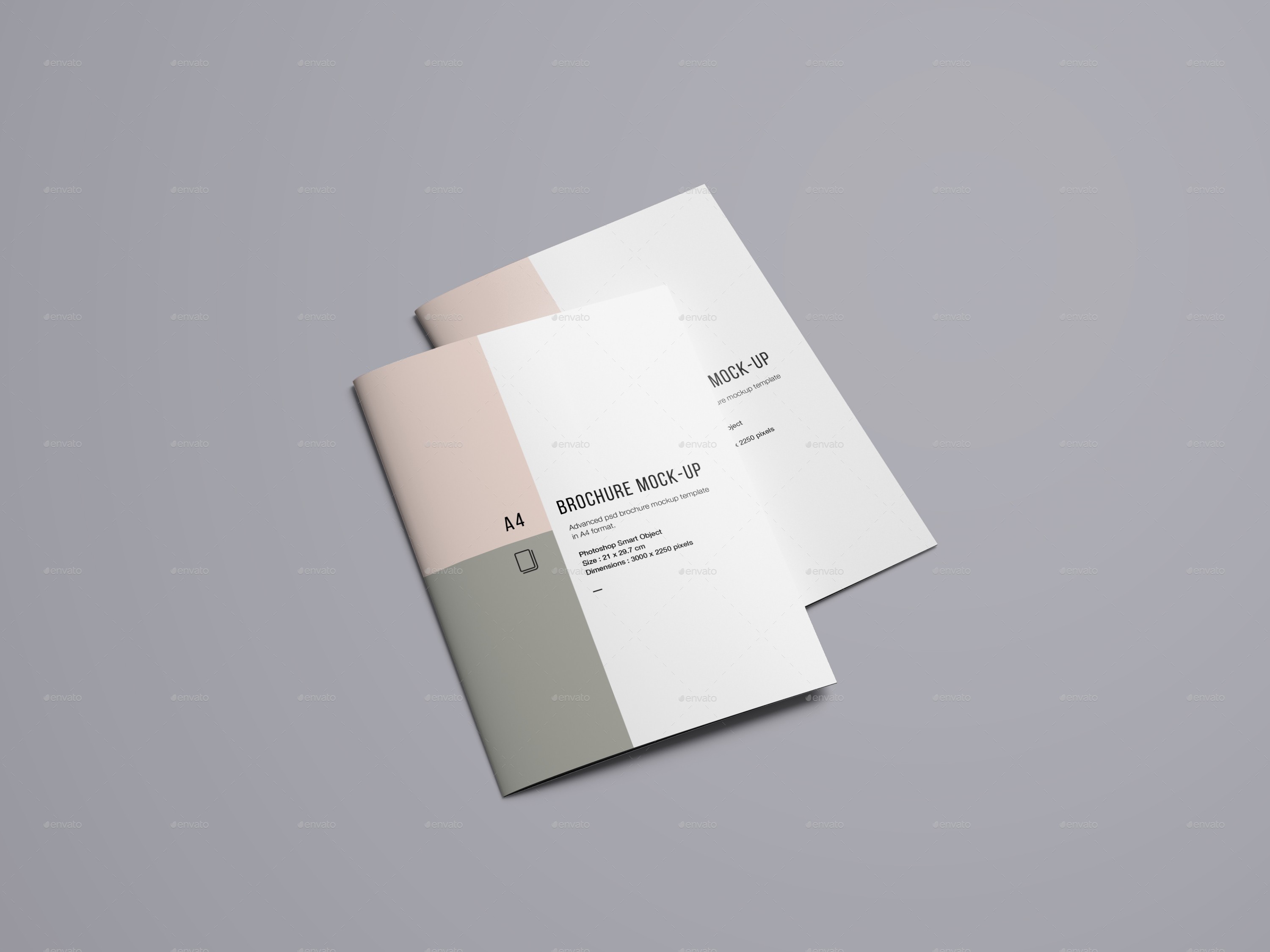 A4 Brochure Mockup By Blugraphic0 GraphicRiver Template