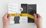 A4 Tri Fold Brochure Template Indesign Njswest Com Pamphlet