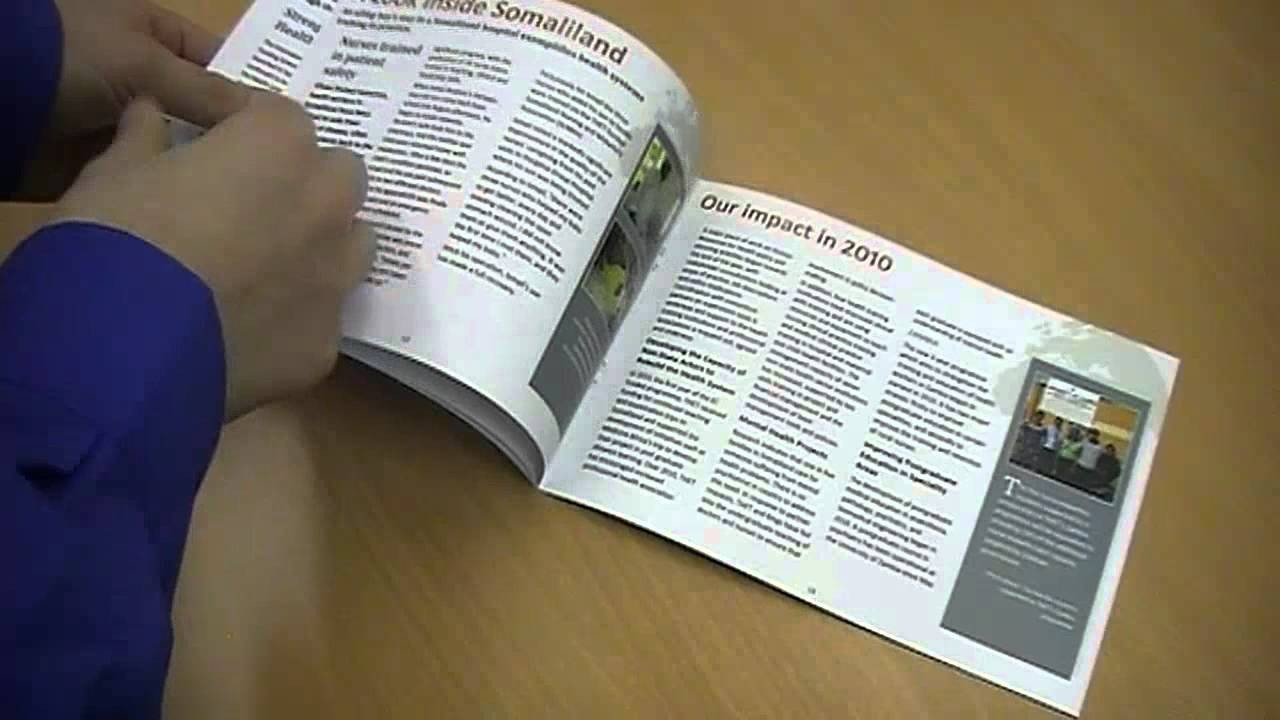 A5 Landscape Brochure Example Printmeit Com YouTube