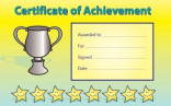A5 Reward Certificates Certificate Of Achievement Pack 20 For Kids