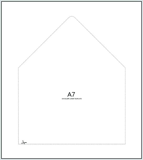 A7 Envelope Template Namhoian Info Free For