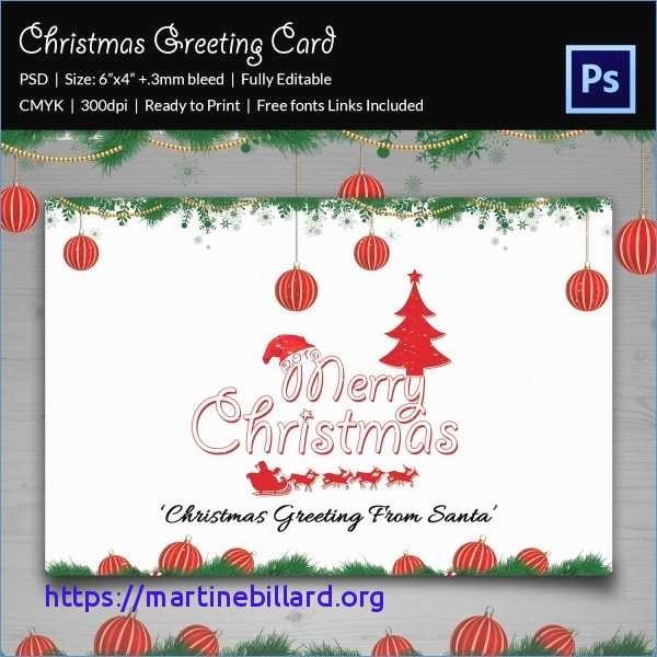 Adobe Illustrator Christmas Card Template New Free Business For
