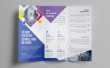 Adobe Tri Fold Brochure Template Illustrator Presentation