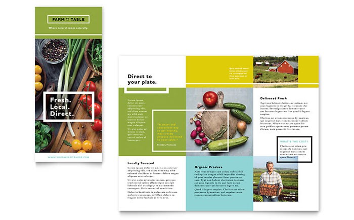 Agriculture Farming Marketing Brochures Flyers Brochure Design