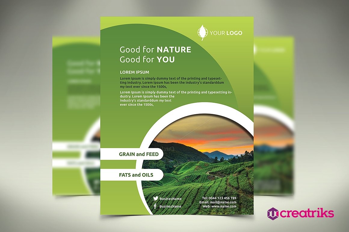 Agriculture Flyer Photo In Free Templates The