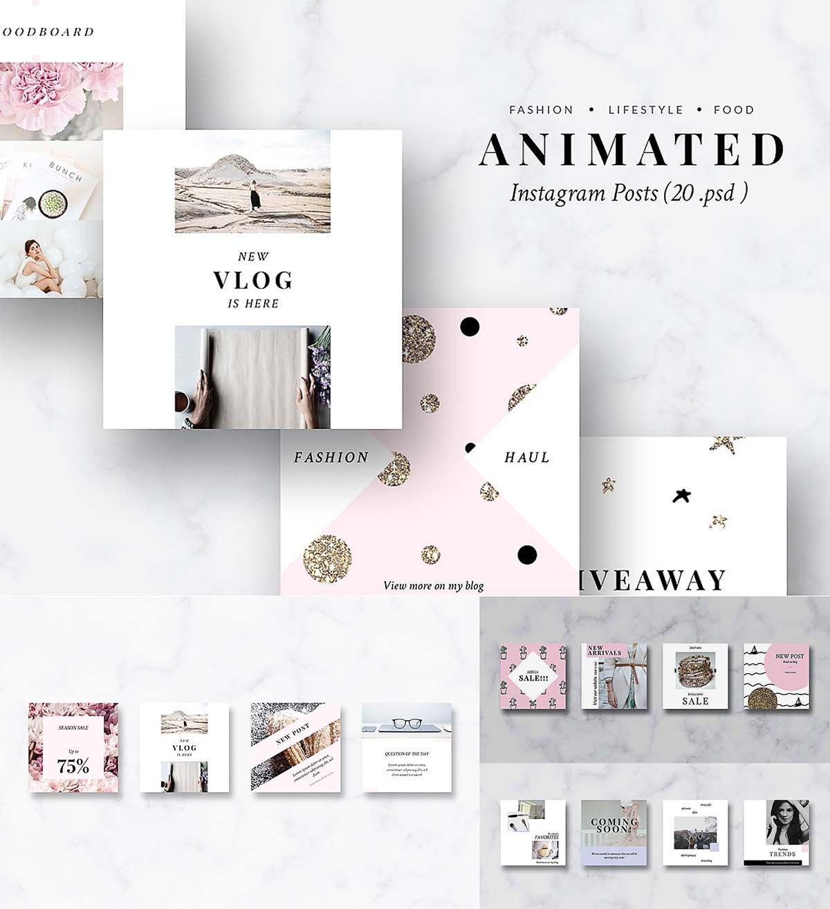 Animated Instagram Posts Templates Free Download Template