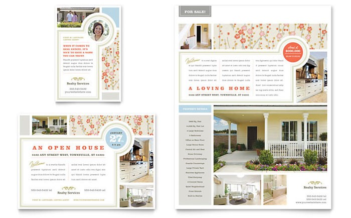 Apartment Brochure Template Design Ideas