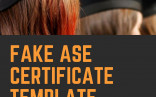 Are You Looking For A Fake ASE Certificate Template We Offering Ase