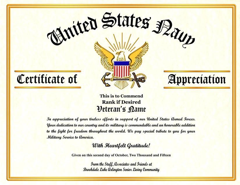 Army Award Template Plaque Us Achievement Medal For Civilian Service Free Veterans Day Certificate