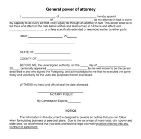Attorney Templates Ukran Agdiffusion Com Free Printable Power Of Template