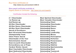 Award Certificate Ideas Beautiful Template For Children Cheerleading
