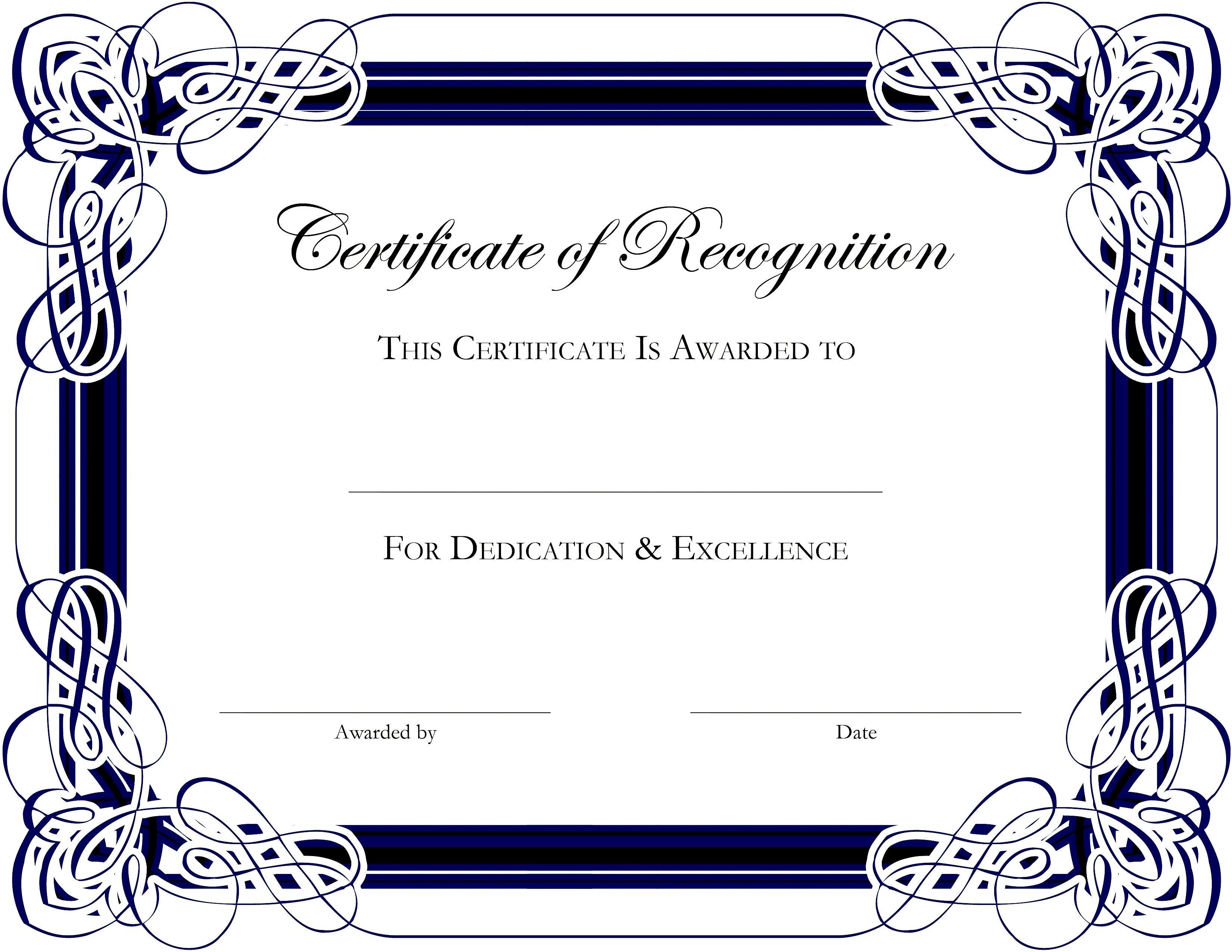 Award Templates For Microsoft Publisher Besttemplate123 Certificate Template