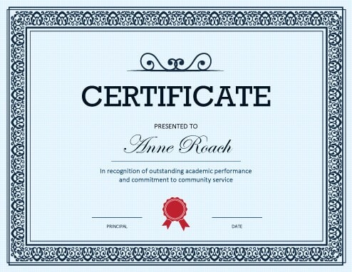 Awards Certificate Ukran Agdiffusion Com Academic Award Template