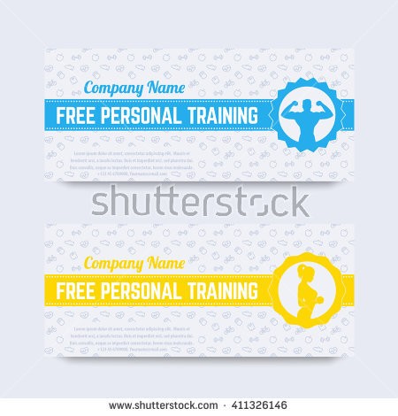 Awesome Collection For Fitness Gift Certificate Template Also