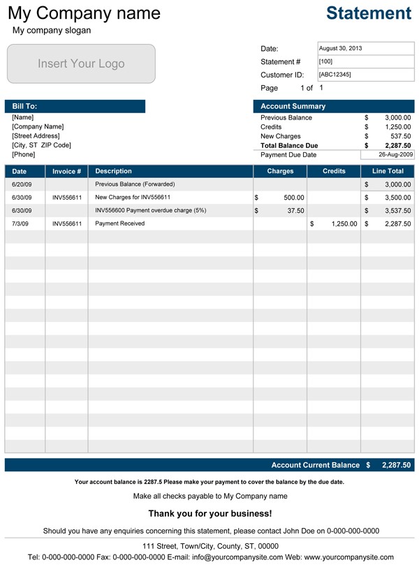 Bank Statement Template Excel Ukran Agdiffusion Com
