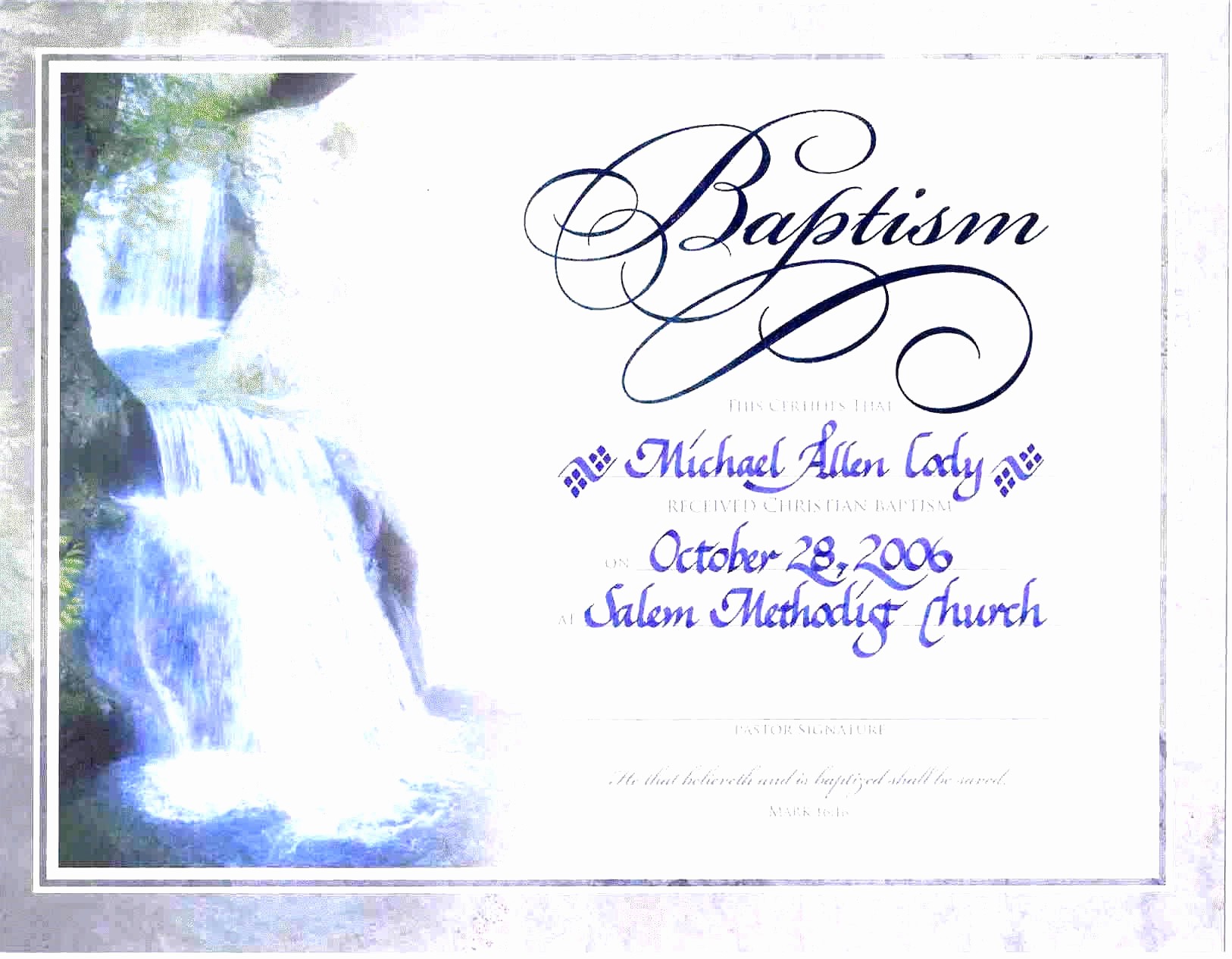 Baptism Certificate Template Pdf Brochure Templates Free
