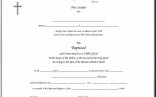 Baptism Certificate Template Pdf Brochure Templates Free Download Class