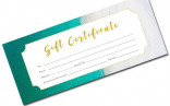 Beach Gift Certificate Blank Template