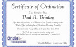 Beautiful 5 Design Free Ordained Minister Certificate Bookmarkone Info